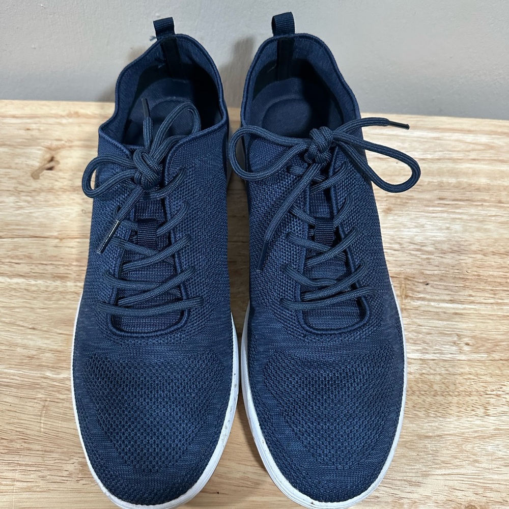 Perry Ellis Dark Blue Knit Sneakers
